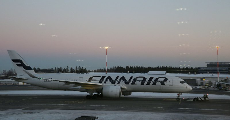 A Finnair plane is seen on the tarmac at Helsinki-Vantaa airport, Vantaa, Finland, February 9, 2024. REUTERS/Tom Little