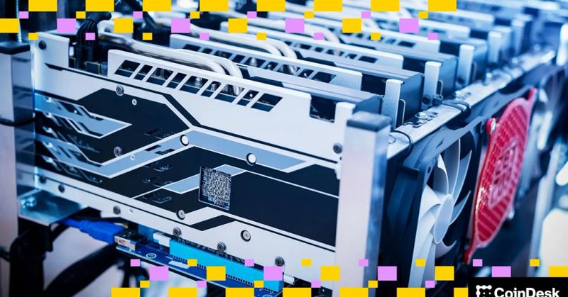 Bitcoin mining machines (Shutterstock, modified by CoinDesk)