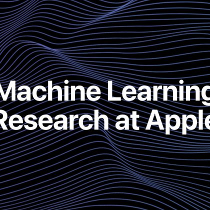 Apple Machine Learning Research
