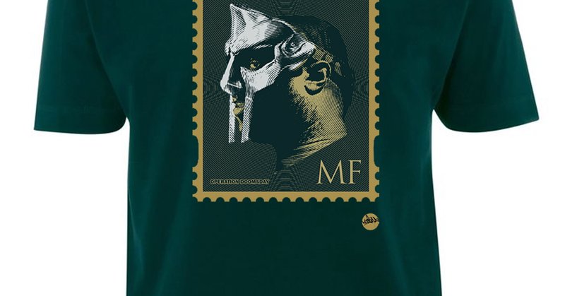 MFDOOM Stamp T-Shirt (DOOM GREEN) – Limited to 100 in this Colourway (Gold Silver & Green print) is now available to purchase… Metal Face Stamp by Madina Design. Pre-Order Now ETA 15th September Head on straight, mask on crooked Exit stage left, with the cash gone, took it... MFDOOM Stamp T-Shirt (Green)