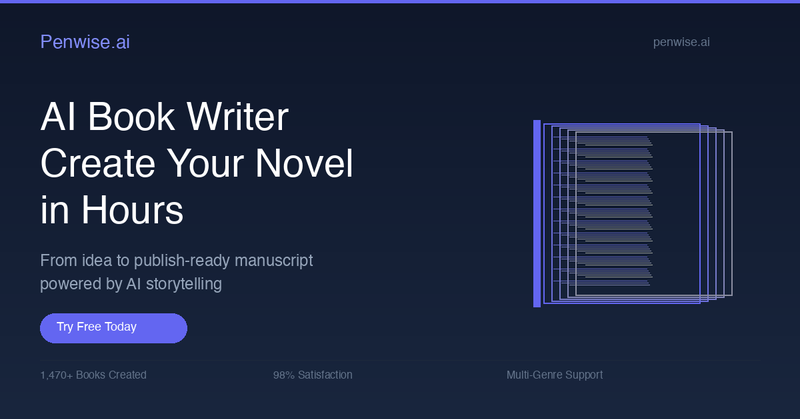 Penwise.ai - AI-powered book creation platform