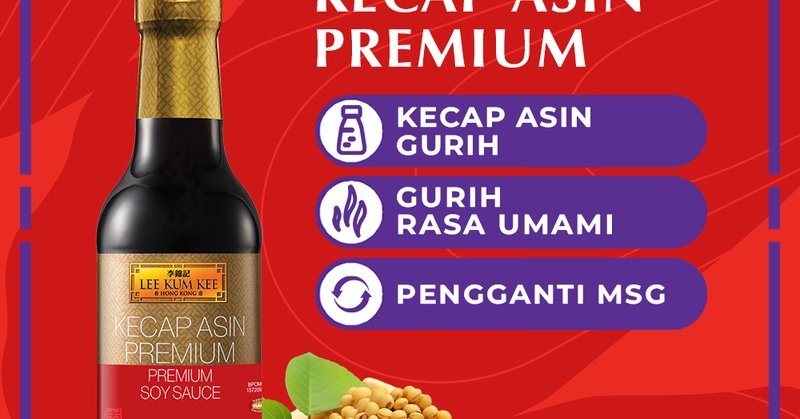 Jual LEE KUM KEE Premium Soy Sauce | Kecap Asin Premium 250ml | Shopee Indonesia