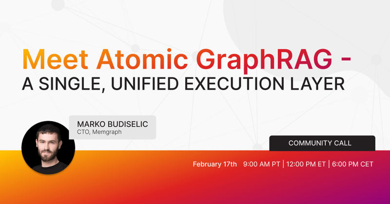 Meet Atomic GraphRAG - A Single, Unified Execution Layer