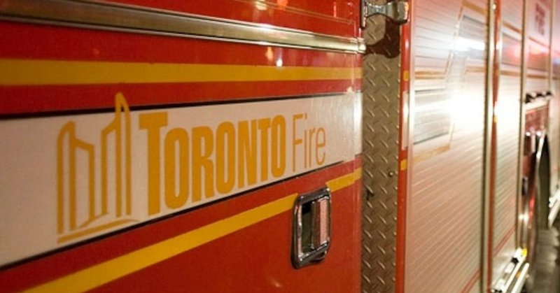 A Toronto fire truck is seen in this file photo. (Aaron Vincent Elkaim/The Canadian Press)