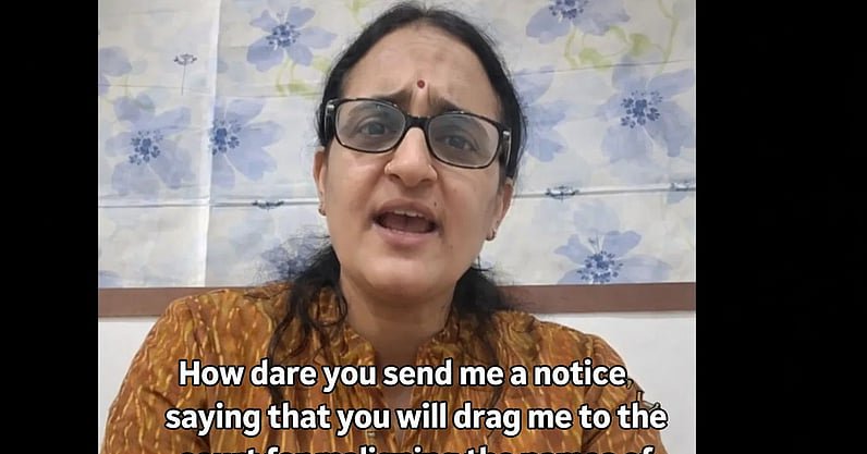 Dr. Sivaranjini Santosh on her Instagram video