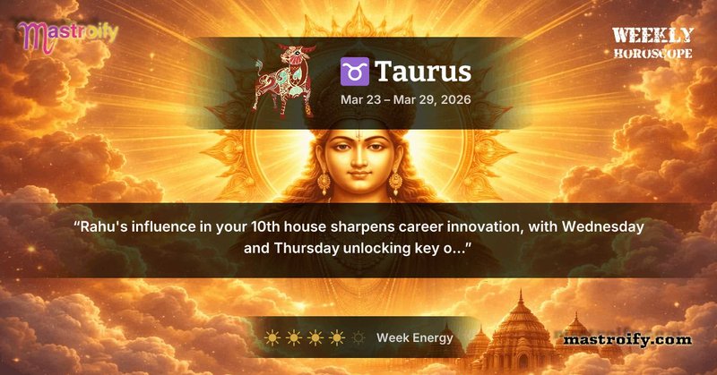 Weekly Horoscope - Mastroify