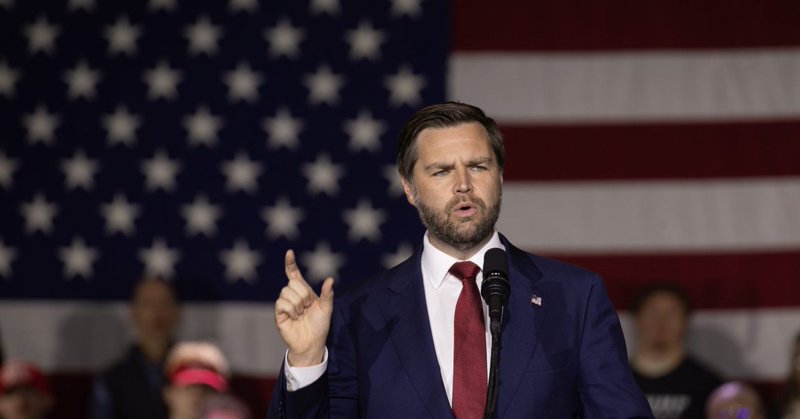 Republican vice presidential nominee, U.S. Sen. JD Vance.