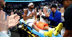 Warriors’ Moses Moody Carted Off After Devastating Knee Injury