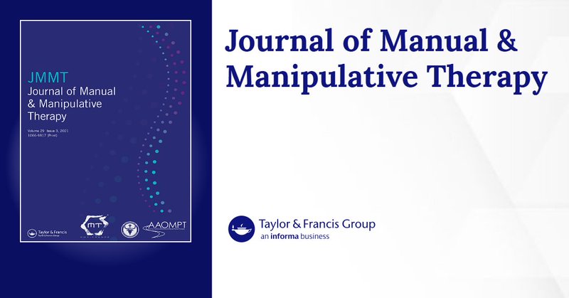 Journal cover image for Journal of Manual & Manipulative Therapy
