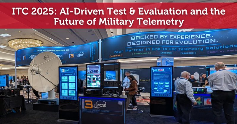 ITC 2025: AI-DRiven Test & Evaluation and the Future of Military Telemetry