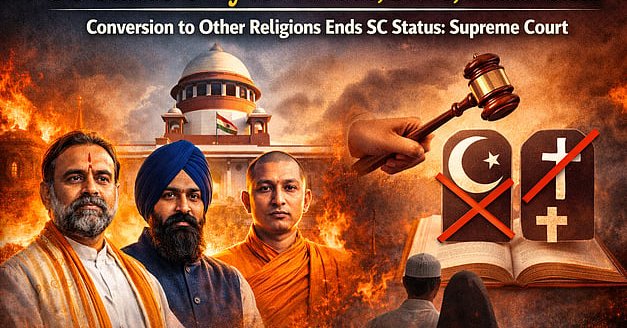 Faith and Identity: Legal Reality of Conversion & “SC” Status