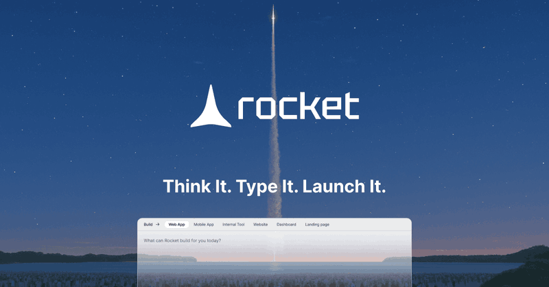 Preview of the Rocket templates directory with curated landing page template categories