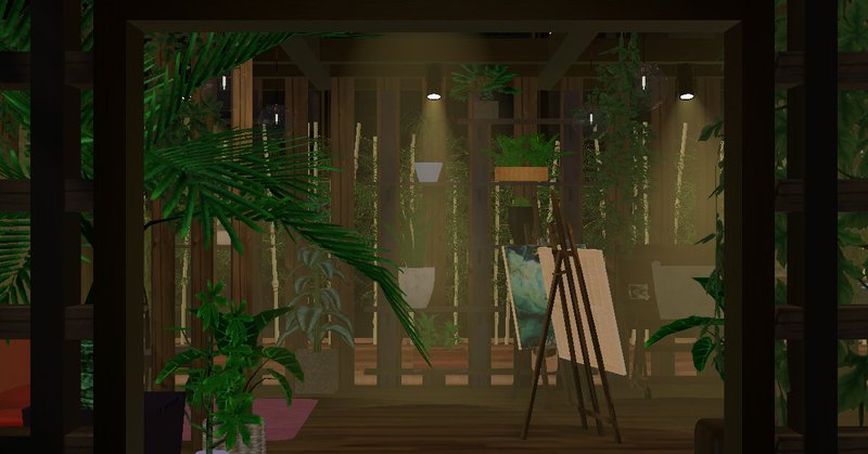 A preview image of VRChat world "The Atelier ＂Nigella＂" by MA＝RE