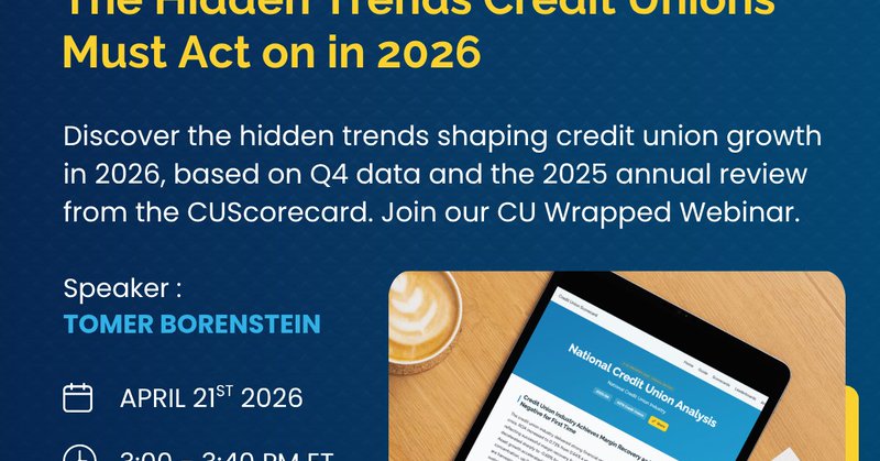 Live Webinar CU Wrapped: The hidden trends credit unions must act on in 2026