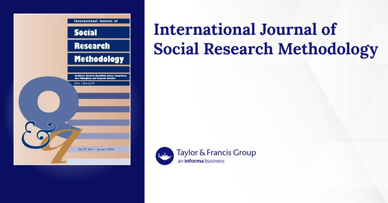 Journal cover image for International Journal of Social Research Methodology