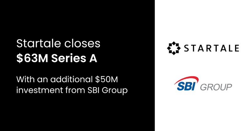 Startale Group Closes $63 Million Series A with Investment from SBI Group and Sony Innovation Fund