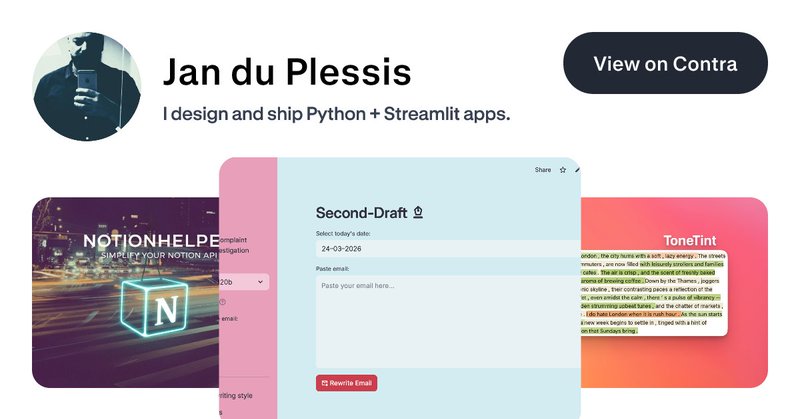 Jan du Plessis on Contra