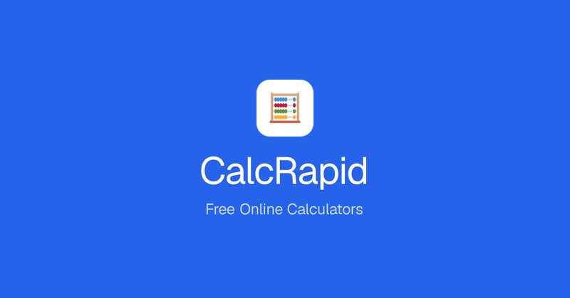 CalcRapid — Free Online Calculators