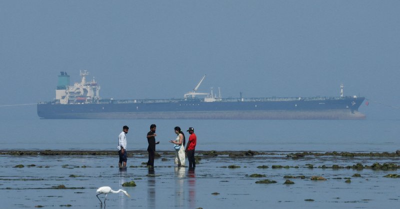 A tanker carrying Russian oil in Gujarat, India, earlier this month. The Trump administration has defended the lifting of restrictions on Russia and Iran as necessary to prevent further spikes in energy prices that could ripple through the global economy and hit American consumers.