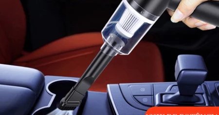 Mini Aspirador de Pó Portátil Automotivo Casa Sem Fio 3 em 1 Potente...
