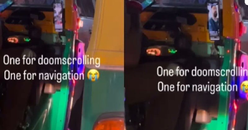 Auto driver’s dual-phone juggle in Bengaluru goes viral - News Karnataka