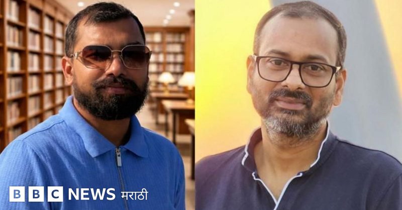 युद्धादरम्यान राहुल रंजन (डावीकडे) रियाधहून बिहारला पोहोचले, तर विनोद श्रीधरन कोचीहून रियाधला पोहोचले