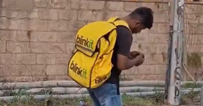 chandigarh delivery boy zombie state viral video drug suspected