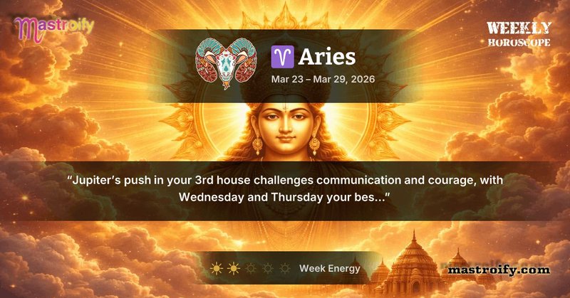 Weekly Horoscope - Mastroify