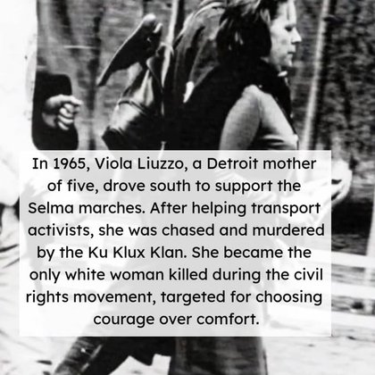 117K views · 3.6K reactions | Viola Liuzzo was shot dead by three members of the KKK while driving activists between #Selma and Montgomery (Ala.) during the march for #votingrights.#fyp | Women In World History | Facebook