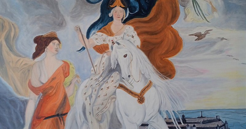 Pintura titulada "María de Medicis" por Roser Solà