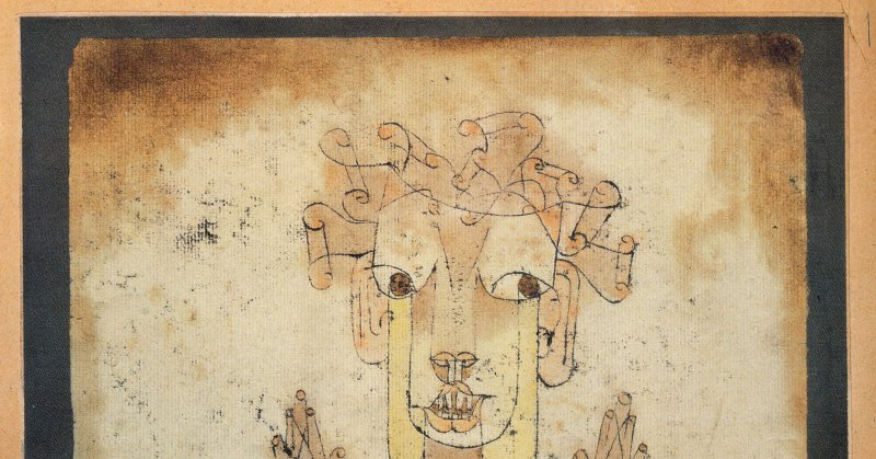 “Angelus Novus,” a 1920 drawing by Paul Klee.