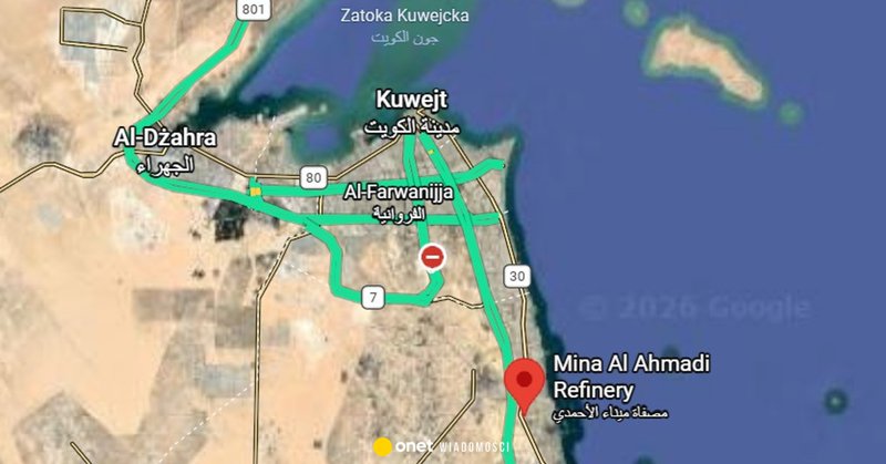 Atak dronów w Kuwejcie. Ogień w kluczowej rafinerii