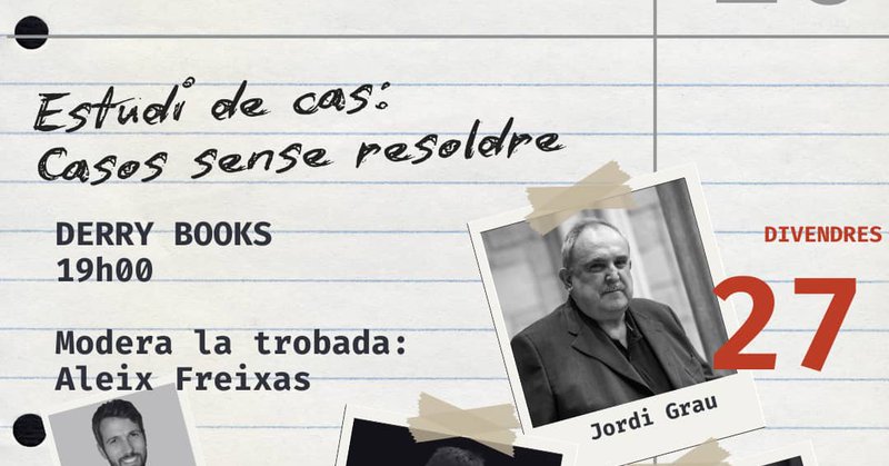 TEMPS MORT: Casos sense resoldre - Cultura Cardedeu -