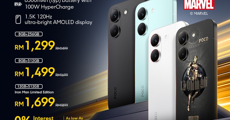 [NEW] POCO X8 Pro |Limited Iron Man Edition| Flagship Dimensity...