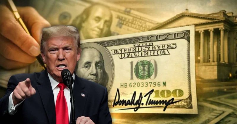 Trump Signature US Currency