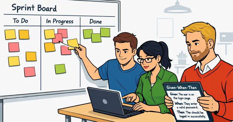 Illustration for Whole-team Quality: Embedding Testing in Agile Sprints