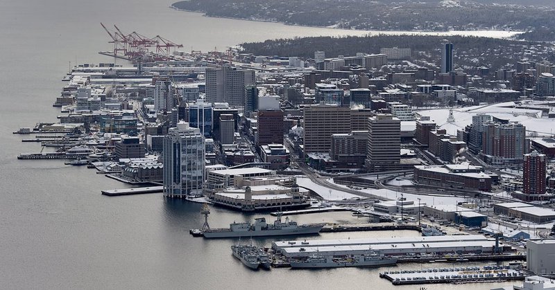 Halifax is driving property value increases in Nova Scotia. An aerial view of the harbour and downtown is seen in Halifax on Friday, Jan.19, 2018. THE CANADIAN PRESS/Andrew Vaughan