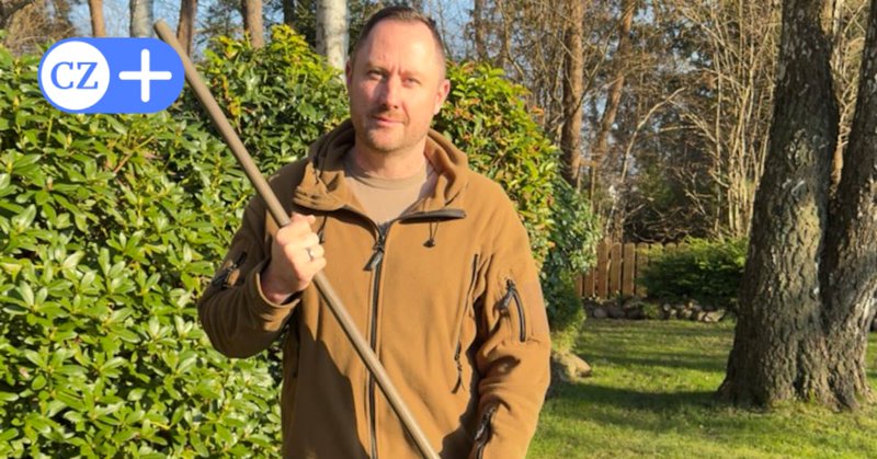 André Blin hat viel Zeit und Geld in seinen Garten investiert. Nun soll er für das Grundstück das Zwanzigfache der bisherigen Pacht zahlen.