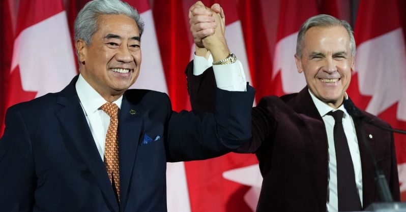 National Newswatch logo overlaid on a photo of Canada's national parliament puildings