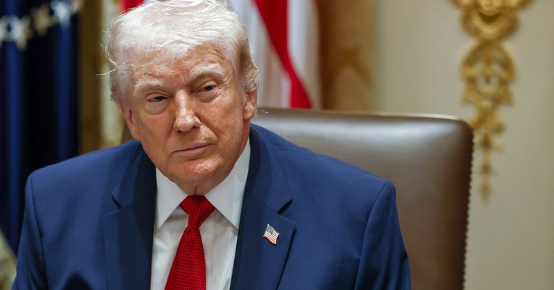 President Donald Trump during a cabinet meeting at the White House on Thursday, March 26, 2026. (Will Oliver/EPA/Bloomberg via Getty Images)