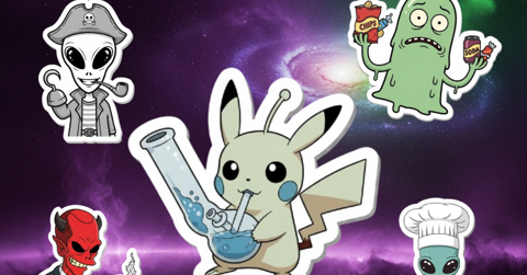 Level up your messages and content with the ultimate 'AlienKush' Sticker Pack! Tired of using the same boring emojis? Want to show off your intergala...