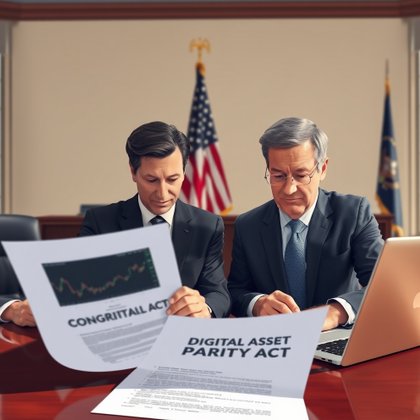 US lawmakers review the draft Digital Asset PARITY Act for crypto tax reform.