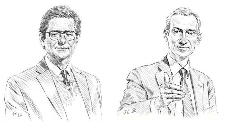 Nicolas Dufourcq et Nicolas Baverez.