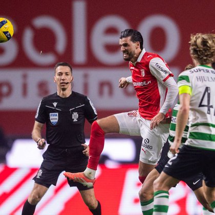 Florian Grillitsch no SC Braga-Sporting na Pedreira