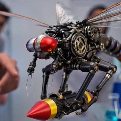 18M views · 603K reactions | 🇮🇷 In a leap into the future, Iran introduces a swarm of robotic mosquitoes —silent, precise, and ready to strike their targets. #IranTechnology #NextGenTech | Air Journey | Facebook