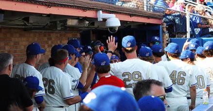 KU baseball vs Sacramento State 3/24/26-- dugout