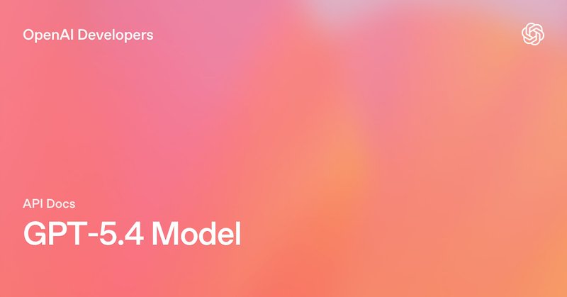 GPT-5.4 Model | OpenAI API