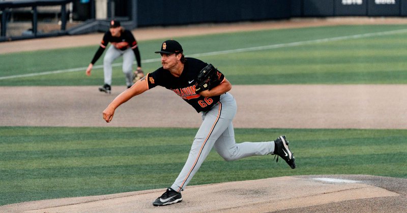 Image Taken at Oklahoma State Cowboy Baseball, Friday, March 27th, 2026, Miller Park, Provo, Utah. Evan Cichon/OSU Athletics.
