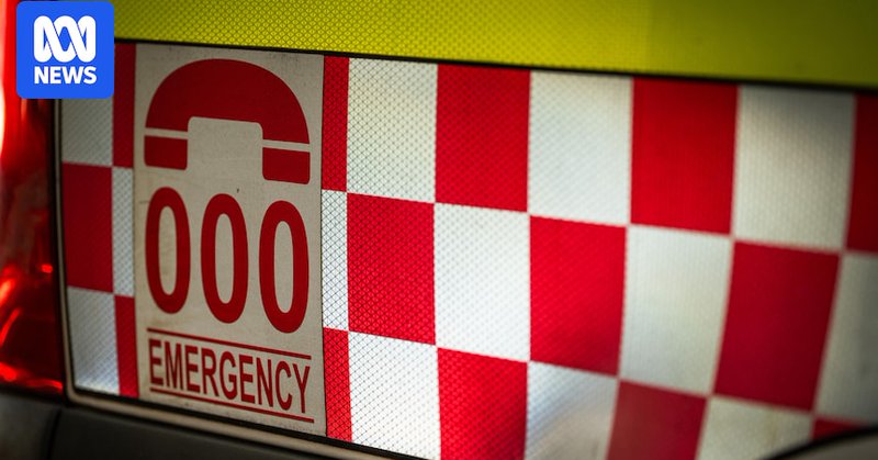 Triple Zero emergency sign on St John NT ambulance