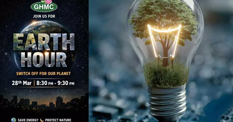 ఒక గంట చీకటి: లైట్లు ఆఫ్ చేయమన్న జీహెచ్ఎంసీ